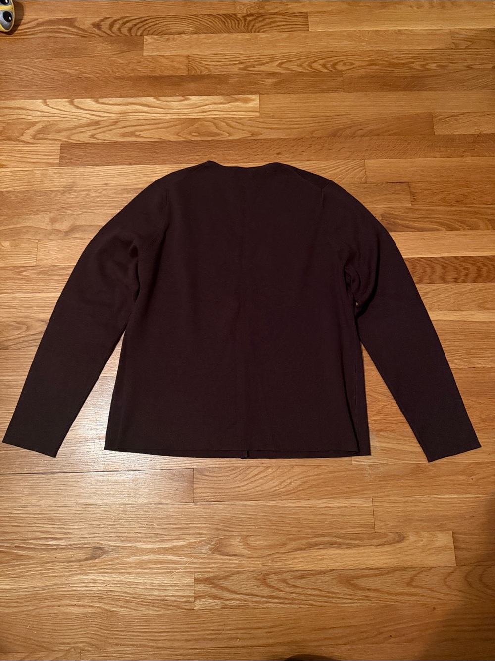 Charter Club Dark Brown Button-Front V-Neck Cardigan - Picture 8 of 10